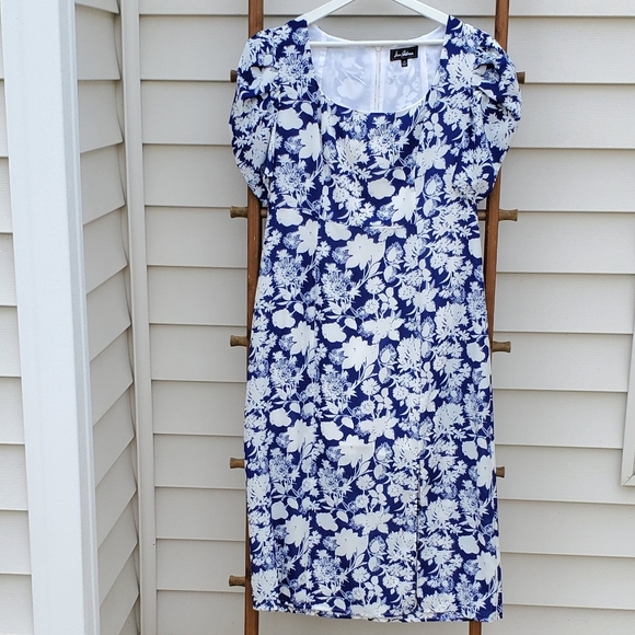 Sam Edelman Puff Sleeve Midi Dress - Picture 2 of 6